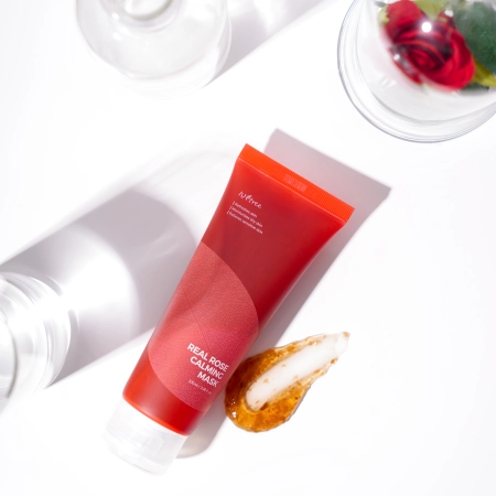 Isntree - Real Rose Calming Mask - Nomierinoša Rožu Maska - 100ml