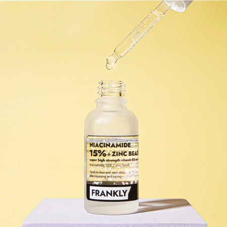 Frankly - Niacinamide 15% Zinc Beads Serum - Serums pret Nepilnībām ar 15% Niacinamīdu un Cinku - 30ml