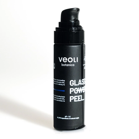 Veoli Botanica - Glass Skin Power Peel - Mitrinošs un Izgaismojošs Gelveida Pīlings Sejai - 30ml