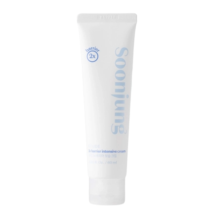 Etude House - Soon Jung 2x Barrier Intensive Cream - Mitrinošs un Nomierinošs Krēms - 60ml