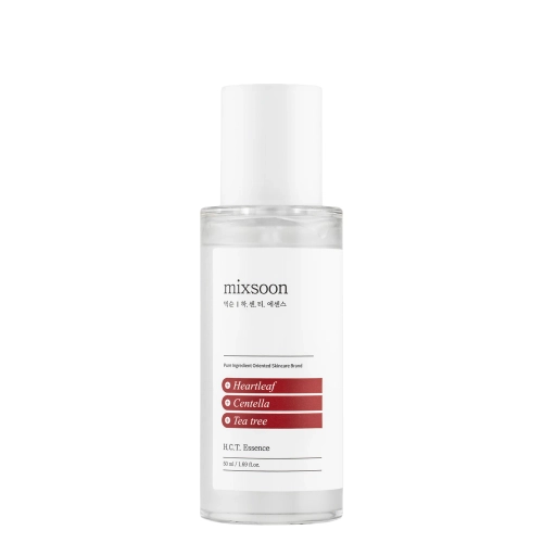 Mixsoon - H.C.T. Essence - Nomierinoša Esence ar Houtūnijas Ekstraktu, Āzijas Centellu un Tējas Koku - 50ml