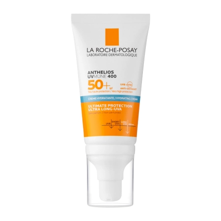 La Roche-Posay - Anthelios UV Mune 400 SPF50+ - Nawilżający Krem Ochronny - 50ml