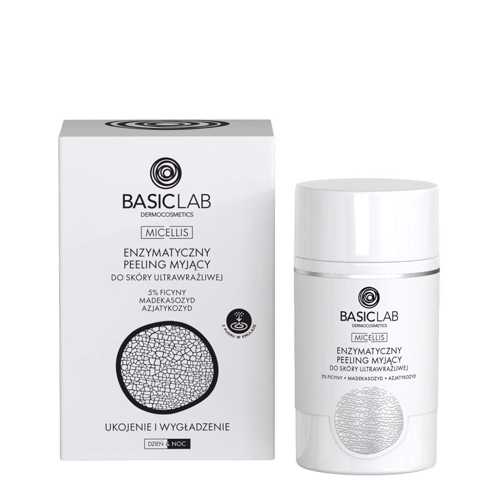 BasicLab - Micellis - Enzimātiskais Attīrošais Pīlings Īpaši Jutīgai Ādai - 35g