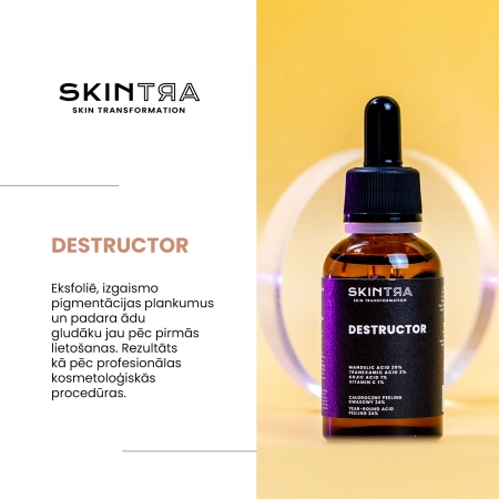 SkinTra - Destructor - Visa Gada Skābju Pīlings 24% - 30ml
