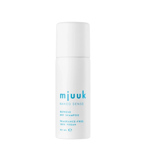 Mjuuk - Naked Sense Fragrance-free Refresh Dry Shampoo - Atsvaidzinošs Sausais Šampūns - Bez Smaržas - 50ml