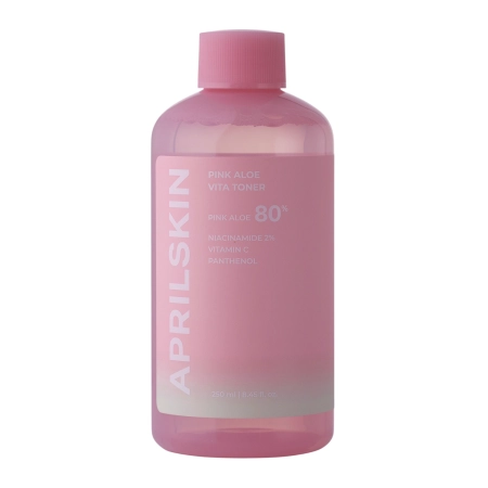 Aprilskin - Pink Aloe Vita Toner - Nomierinošs Sejas Toniks ar Alveju - 250ml