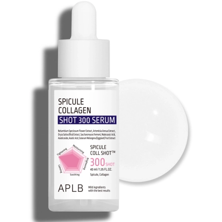 APLB - Spicule Collagen Shot 300 Serum - Mikroadatu Serums ar Kolagēnu - 40ml