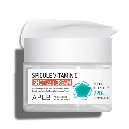 APLB - Spicule Vitamin C Shot 220 Cream - Mikroadatu Krēms ar C Vitamīnu - 55ml