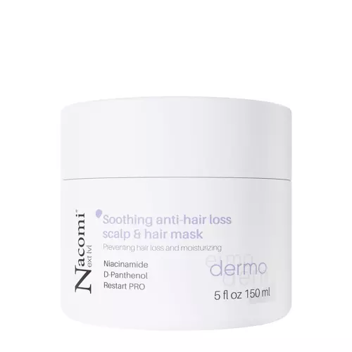 Nacomi - Next Level - Soothing Anti-Hair Loss Scalp & Hair Mask - Maska Galvas Ādai un Matiem - 150ml