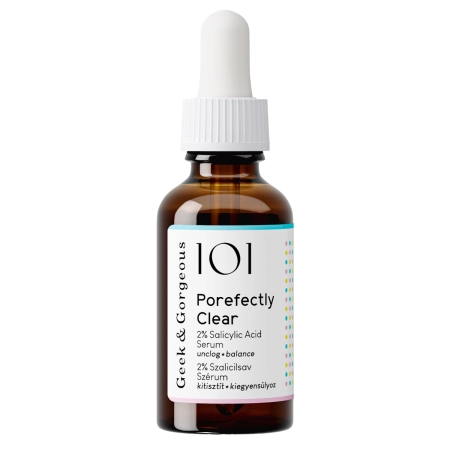 Geek & Gorgeous - Porefectly Clear - Serums ar 2% Salicilskābi un Sarkozīnu - 30ml