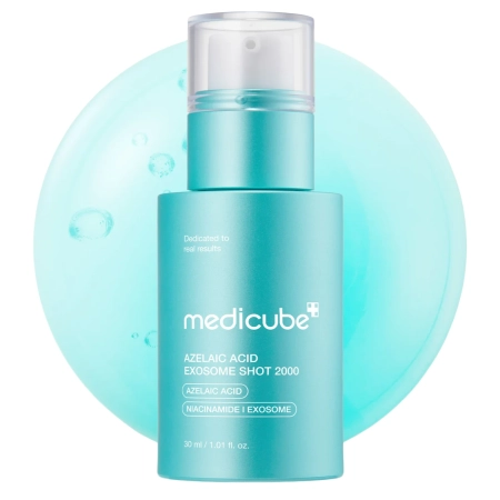 Medicube - Azelaic Acid Exosome Shot 2000 - Stumulējošs Serums ar Mikroadatām un Azelātskābi - 30ml