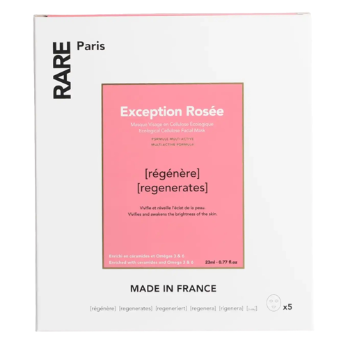 Rare Paris - Exception Rosée Box - Atjaunojošu Masku Komplekts - 5x23ml