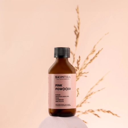SkinTra - Pink Pow(d)er - Daudzfunkcionāls Attīrošs Pulveris ar Enzīmiem un Māliem - 40g