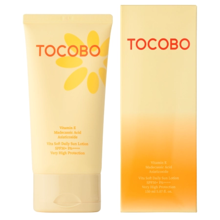 Tocobo - Vita Soft Daily Sun Lotion SPF50+ PA++++ - Viegls Saules Aizsargkrēms Sejai - 150ml