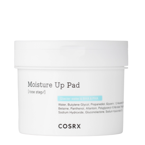COSRX - One Step Moisture Up Pad - Eksfoliējoši un mitrinoši sejas spilventiņi - 70gab