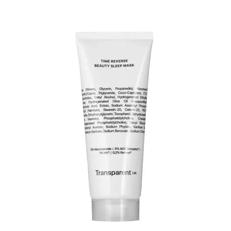 Transparent Lab - Time Reverse Beauty Sleep Mask - Pretgrumbu nakts maska ar A un C vitamīniem - 75ml