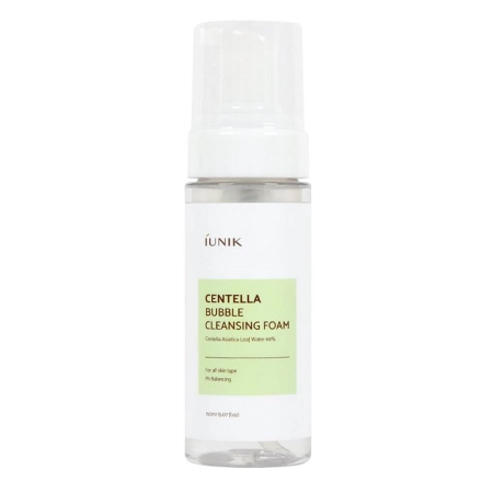 iUNIK - Centella Bubble Cleansing Foam - Putas Sejas Mazgāšanai ar Āzijas Centellu - 150ml