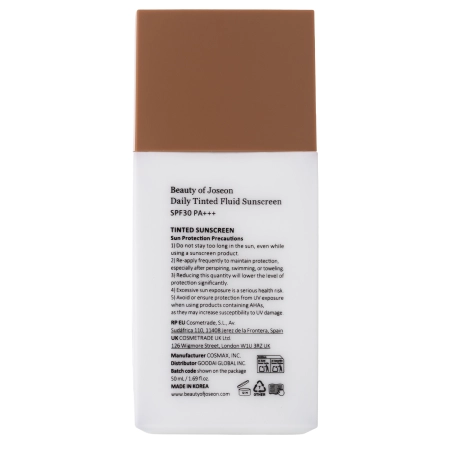 Beauty of Joseon - Daily Tinted Fluid Sunscreen #MY220 - Tonējošs Saules Aizsargfluīds - 50ml