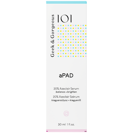 Geek & Gorgeous - aPAD - Serums ar Azelaīnskābes Atvasinājumu - 30ml