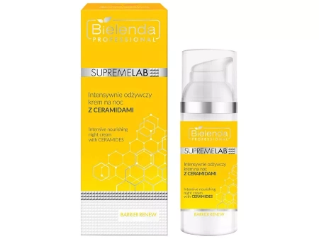 Bielenda Professional - Supremelab - Barrier Renew - Intensive Nourishing Night Cream with Ceramides - Intensīvi Barojošs Nakts Krēms ar Keramīdiem - 50ml