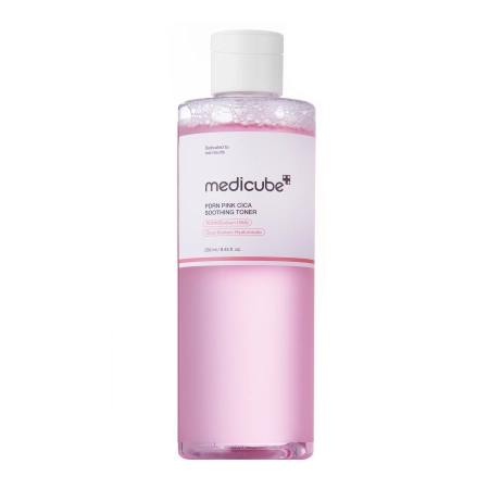 Medicube - PDRN Pink Cica Soothing Toner - Mitrinoši-Izgaismojošs Toniks Sejai - 250ml