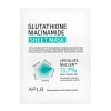 APLB - Glutathione Niacinamide Sheet Mask - Izgaismojoša Auduma Maska Sejai - 1gab./25ml