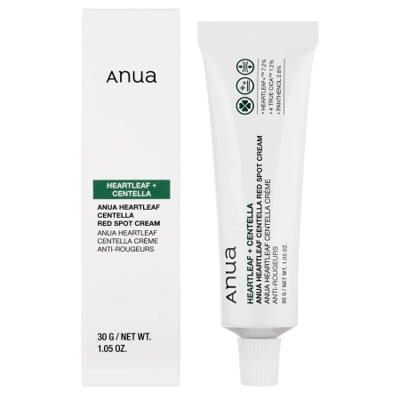 Anua - Heartleaf Centella Red Spot Cream - Nomierinošs Krēms Problēmatiskai Ādai - 30g