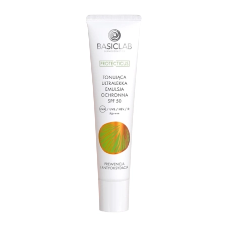 BasicLab - Ultra Viegla Tonizējošā Aizsargemulsija SPF50 PA ++++ - 40ml