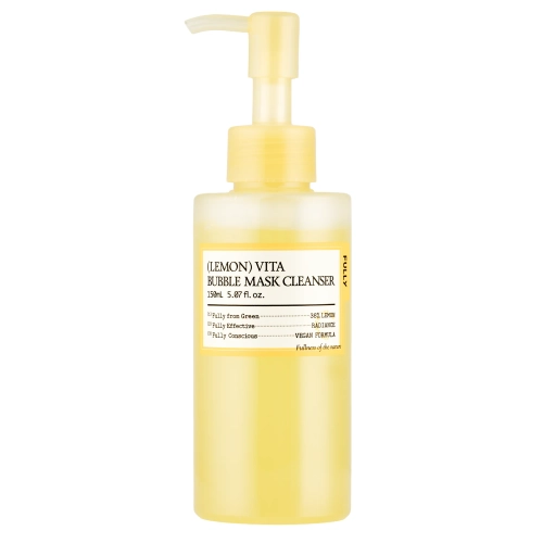 FULLY - Lemon Vita Bubble Mask Cleanser - Sejas Mazgāšanas Želeja - 150ml