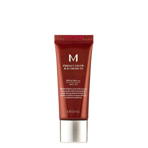 Missha - M Perfect Cover BB Cream SPF42/PA+++ - Nosedzošs BB krēms - No.23 Natural Beige - 20ml