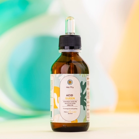 HairTry - Acid Queen - Triholoģiskais Skābju Pīlings Galvas Ādai - 100ml