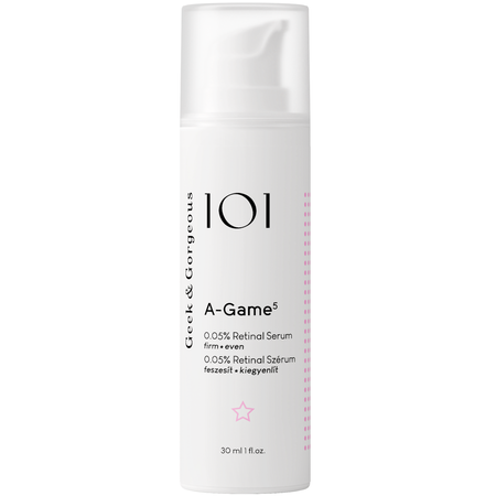 Geek & Gorgeous - A-Game 5 - Serums ar 0,05% Retinālu - 30ml