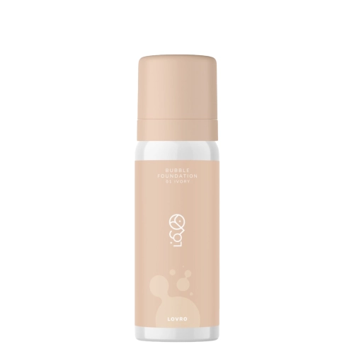 LOVRO - Bubble Foundation - Tonālais Krēms ar Gaisīgu Izgaismojošu Formulu - 01 Ivory - 50ml