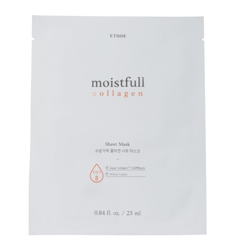 Etude House - Moistfull Collagen Sheet Mask - Nostiprinoša Auduma Maska ar Kolagēnu - 25ml