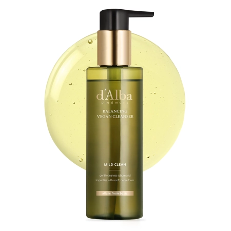 d'Alba - Mild Skin Balancing Vegan Cleanser - Mitrinoši-Nomierinoša Sejas Mazgāšanas Želeja - 200ml