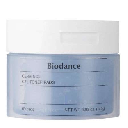 Biodance - Cera-nol Gel Toner Pads - Mitrinoši Želejas Sejas Spilventiņi - 60 gab.