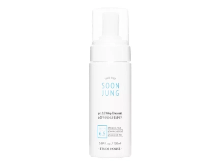Etude House - Soon Jung pH 6,5 Whip Cleanser - Attīrošas Putas Sejai - 150ml