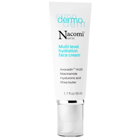 Nacomi - Dermo - Daudzlīmeņu Intensīvi Mitrinošs Krēms - 50ml