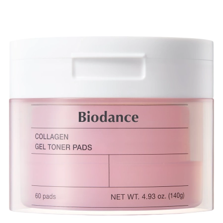 Biodance - Collagen Gel Toner Pads - Nostiprinoši Kolagēna Sejas Spilventiņi - 60 gab.