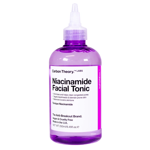 Carbon Theory - VaPOREize Niacinamide Facial Tonic - Attīrošs Toniks ar Niacinamīdu - 250ml