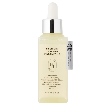 HEVEBLUE - Single Vita Dark Spot Pine-Ampoule - Pigmentāciju Izgaismojoša Ampula - 50ml
