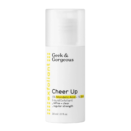Geek & Gorgeous - Cheer Up - Vidējs Eksfoliants Kombinētai un Ādai ar Akne ar 6% Mandeļskābēm un BHA - 30ml
