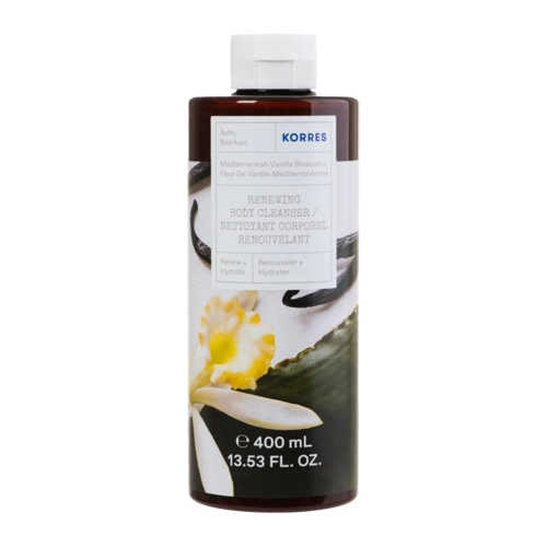 Korres - Mediterranean Vanilla Blossom Renewing Body Cleanser - Ķermeņa Mazgāšanas Želeja - 400ml