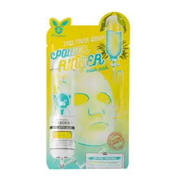 Elizavecca - Tea Tree Deep Power Ringer Mask Pack - Auduma Maska ar Tējas Koka Ūdeni - 23ml