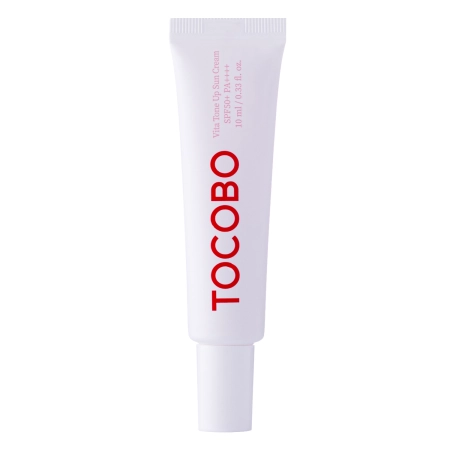 Tocobo - Vita Tone Up Sun Cream SPF50+ PA++++ - Tonējošs Sauleskrēms - Miniatūra - 10 ml