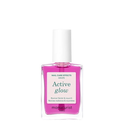 Manucurist - Active - Active Glow - Kopjoša Laka 2in1 - Grape - 15ml