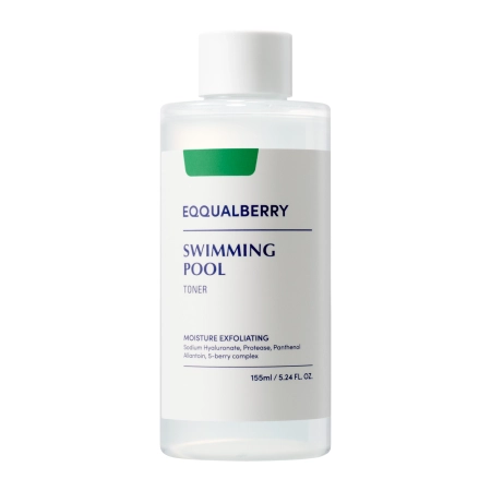EQQUALBERRY - Swimming Pool Daily Facial Toner - Mitrinoši-Nolobošs Toniks Sejai - 155ml