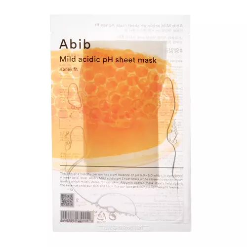 Abib - Mild Acidic pH Sheet Mask Honey Fit - Maiga Auduma Maska - 30ml