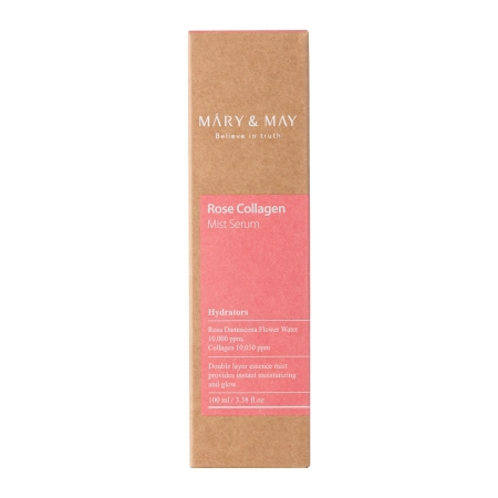 Mary&May - Rose Collagen Mist Serum - Divfāžu serums miglas veidā - 100ml