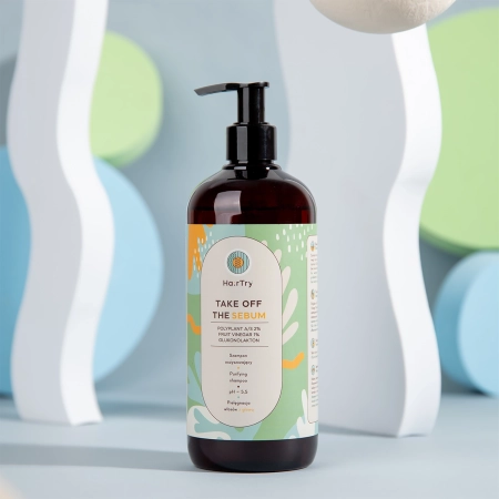 HairTry - Take Off The Sebum - Attīrošais Šampūns - 500ml